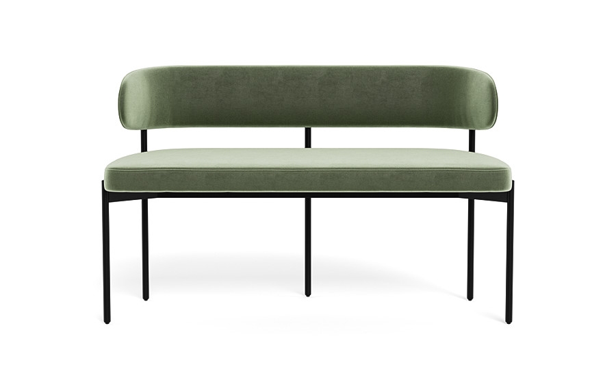 Hollis Upholstered Metal Framed Bench - Image 0