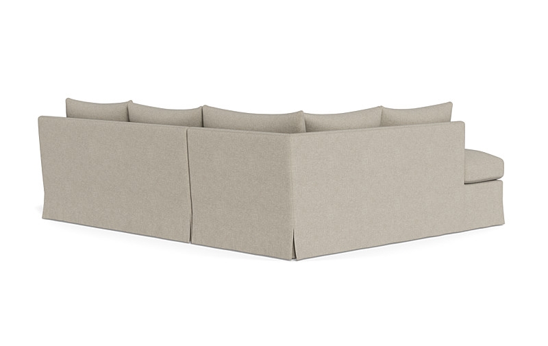 Sloan Slipcovered 3-Seat  Bumper Sectional - Image 1