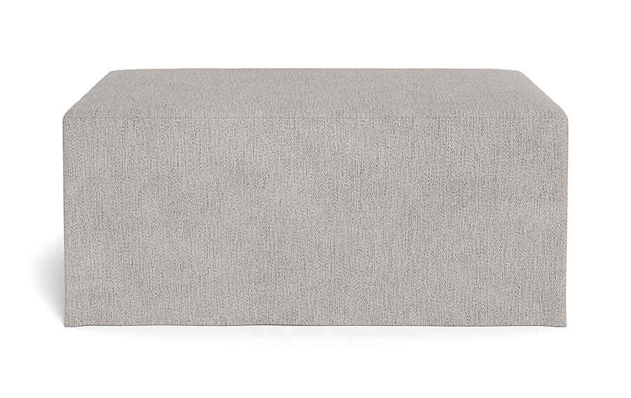 Dixon Slipcovered Rectangle Ottoman - Image 0