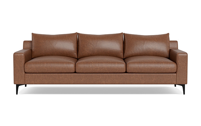 Sloan 3-Seat Leather Sofa - Image 0