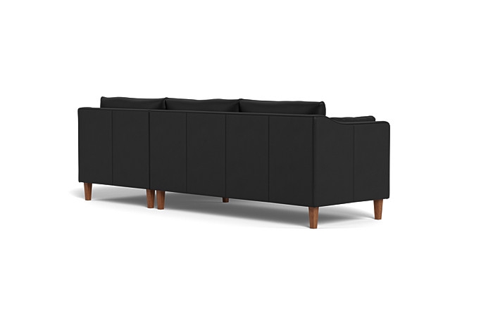 Caitlin Leather  Chaise Sectional by The Everygirl® - Image 4