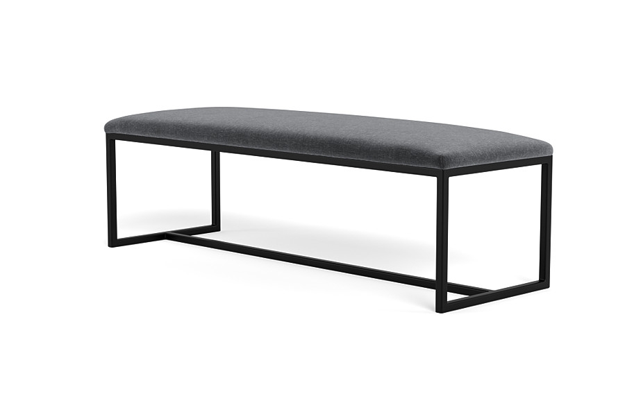Fritz Metal Framed Upholstered Bench - Image 2