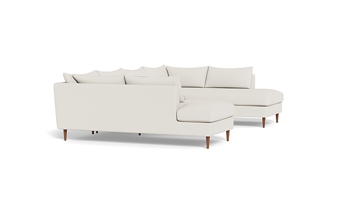 Sloan 3-Piece U-Bumper Sectional - Image 4