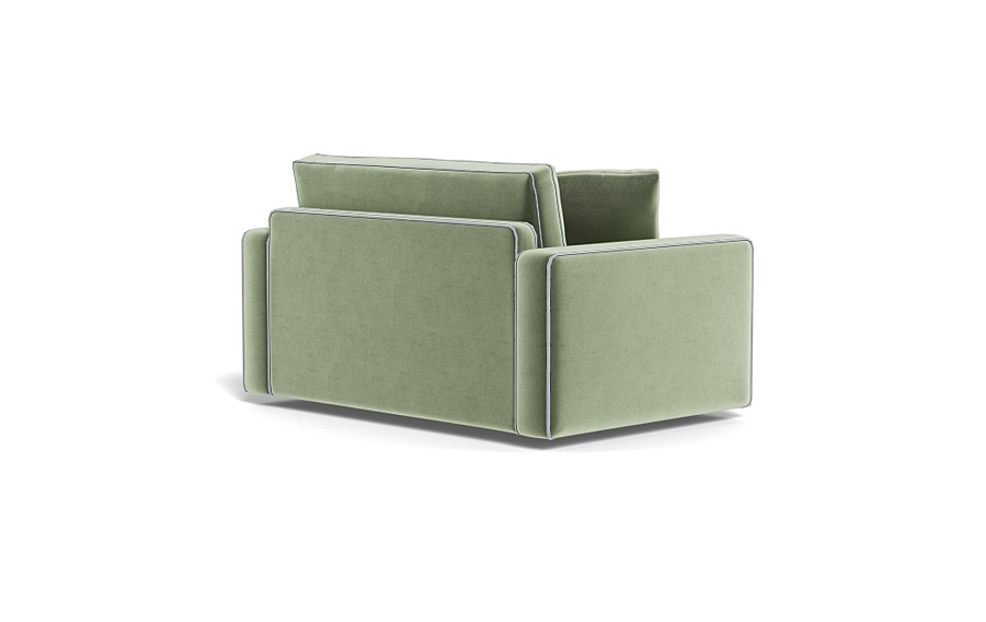 James Twin Sleeper Sofa with Contrast Piping - Image 3