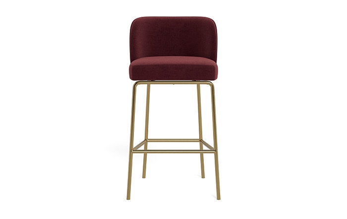 Graham Metal Framed Upholstered Bar Stool - Image 0