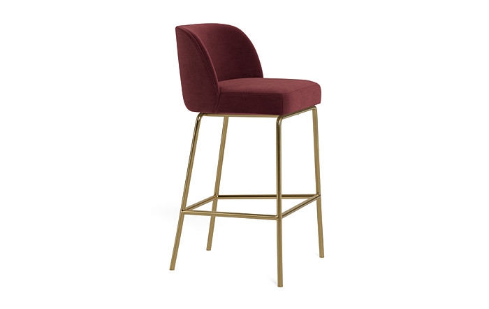 Graham Metal Framed Upholstered Bar Stool - Image 1