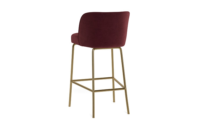 Graham Metal Framed Upholstered Bar Stool - Image 2