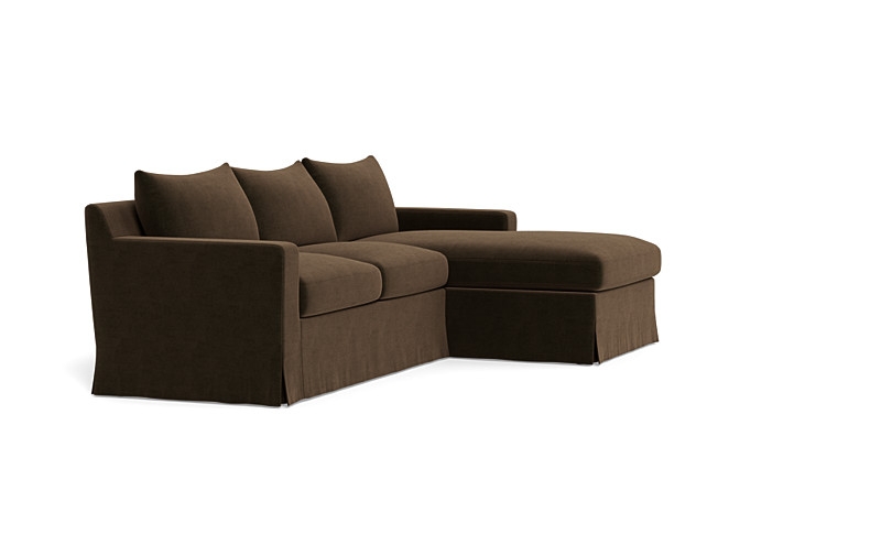 Sloan Slipcovered  Chaise Sectional - Image 2