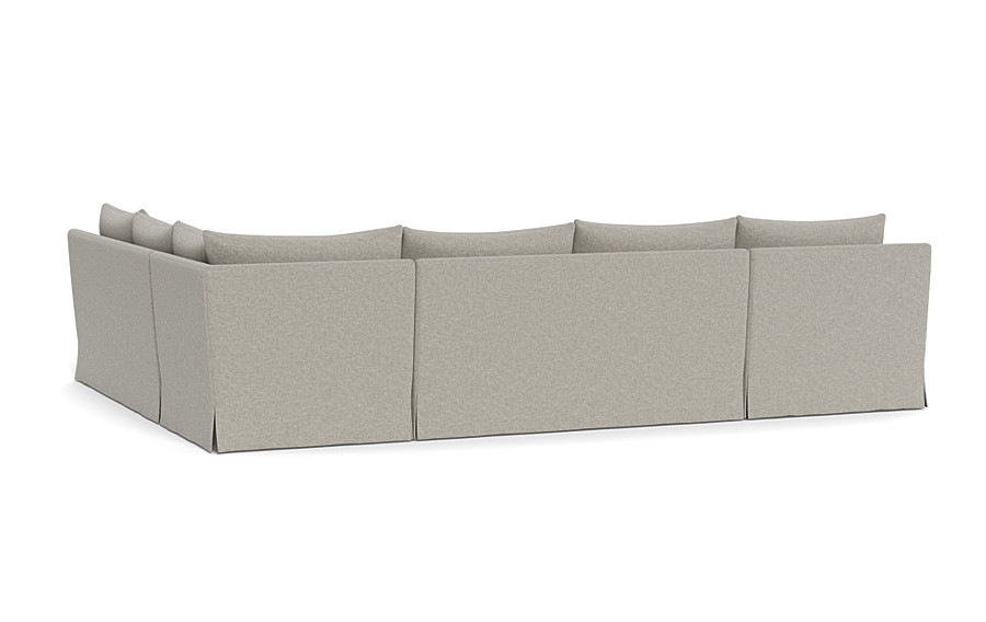 Sloan Slipcovered 4-Piece Corner Sectional Sofa with  Chaise - Image 4