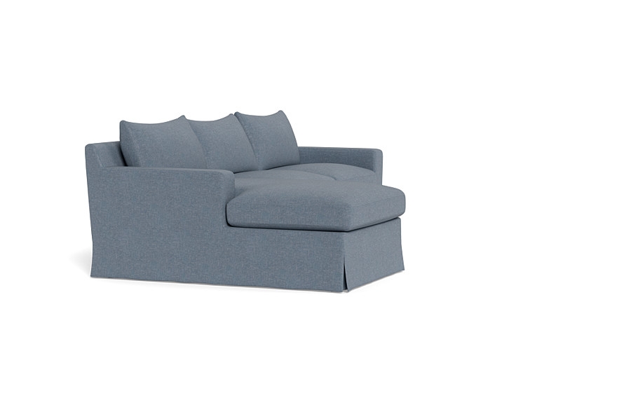 Sloan Slipcovered  Chaise Sectional - Image 1