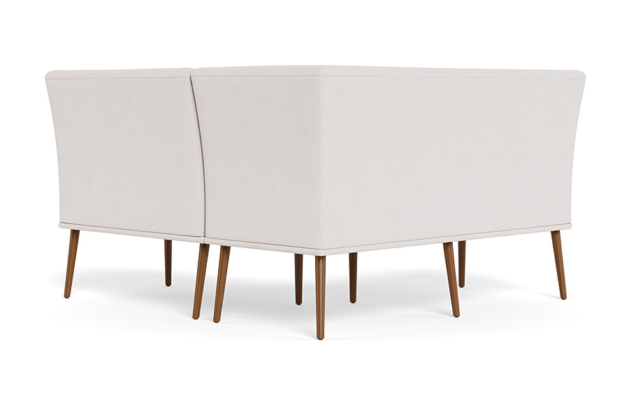 Dorian Upholstered Petite Left Banquette with Tufting Option - Image 1