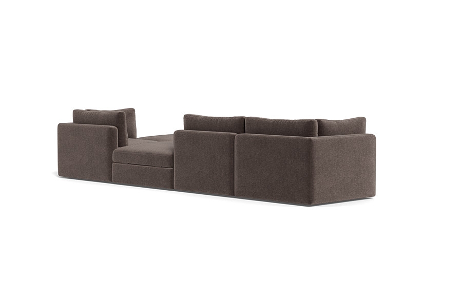 Tatum Modular Chaise Sectional with Open Ottoman - Image 2