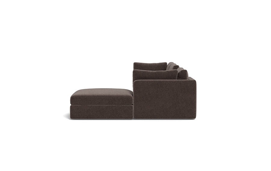 Tatum Modular Chaise Sectional with Open Ottoman - Image 1