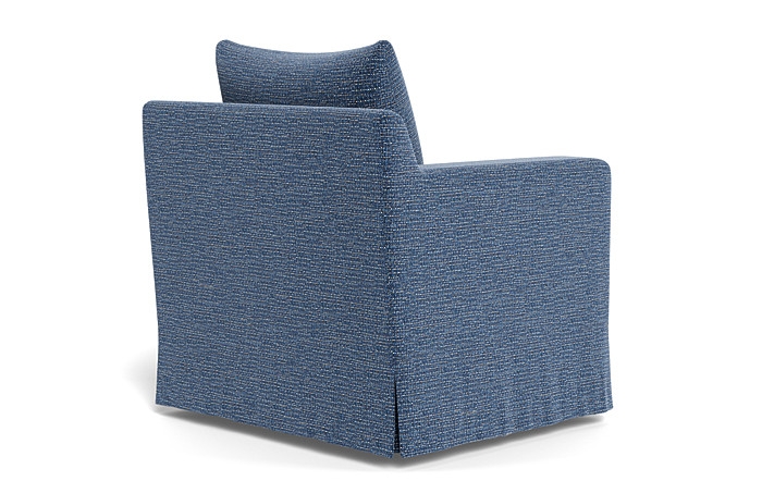 Sloan Slipcovered Swivel Chair - Image 1