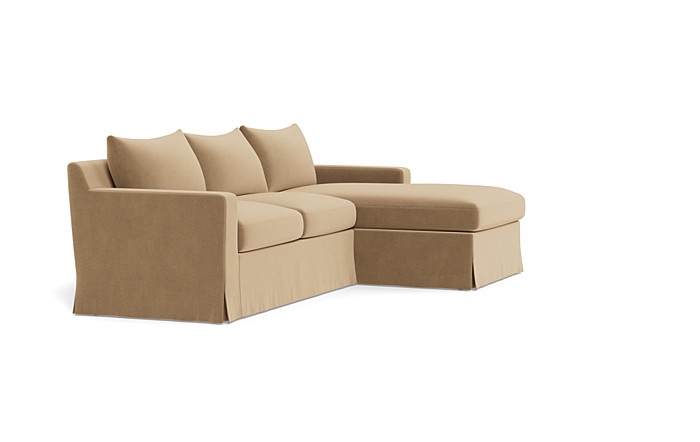 Sloan Slipcovered  Chaise Sectional - Image 1