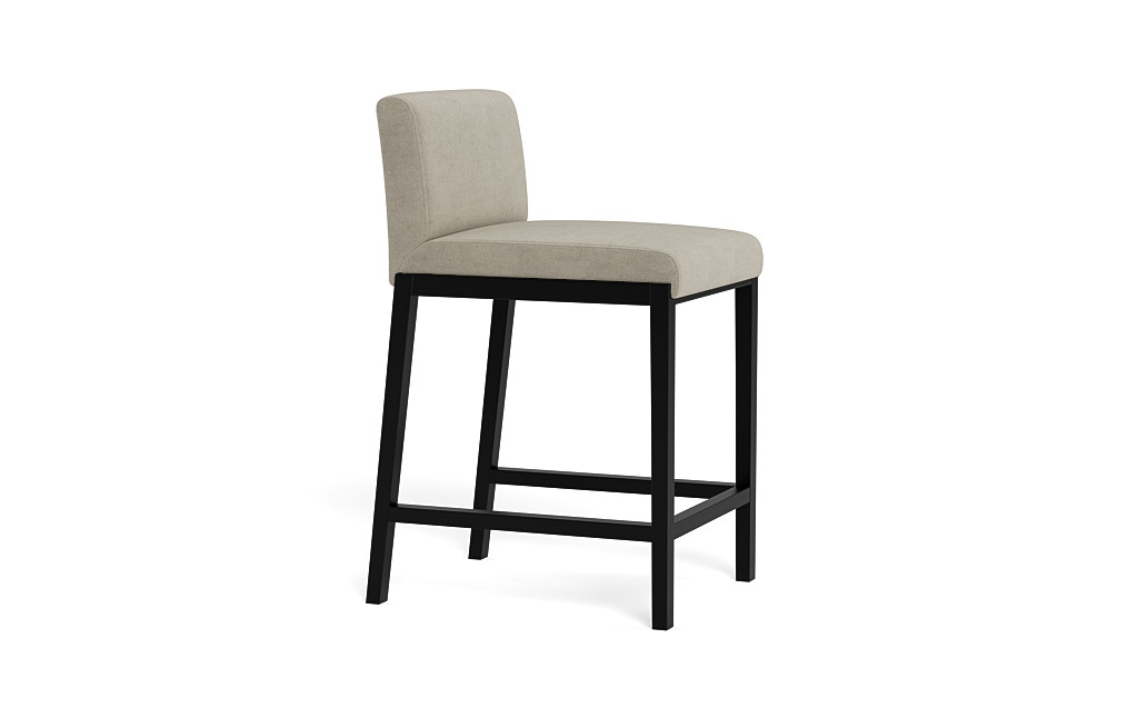 Callen Wood Framed Upholstered Stool - Image 1