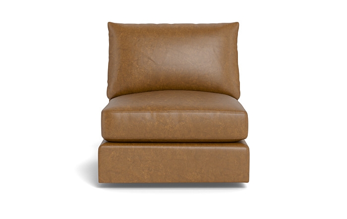 Beckham Leather Modular Armless Unit - Image 0