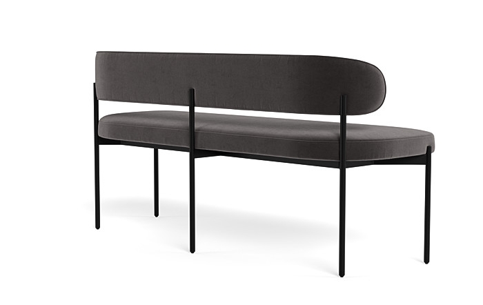 Hollis Upholstered Metal Framed Bench - Image 3