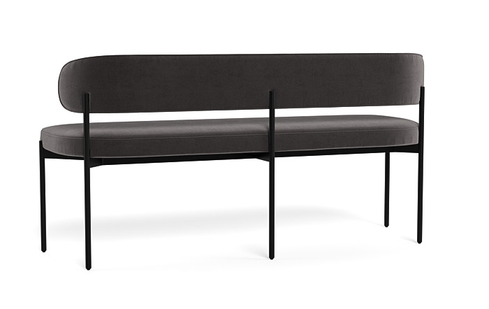 Hollis Upholstered Metal Framed Bench - Image 4