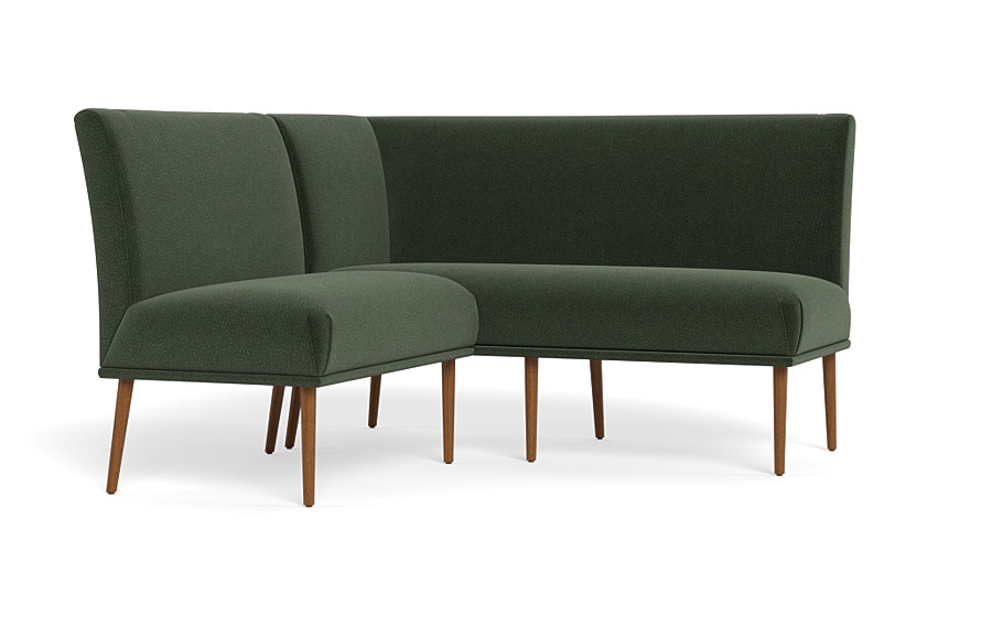 Dorian Upholstered Petite Right Banquette with Tufting Option - Image 3