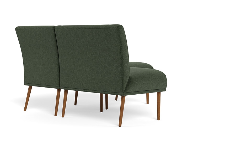 Dorian Upholstered Petite Right Banquette with Tufting Option - Image 4