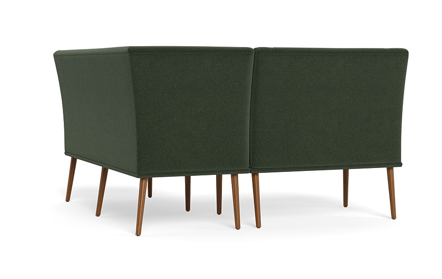 Dorian Upholstered Petite Right Banquette with Tufting Option - Image 1