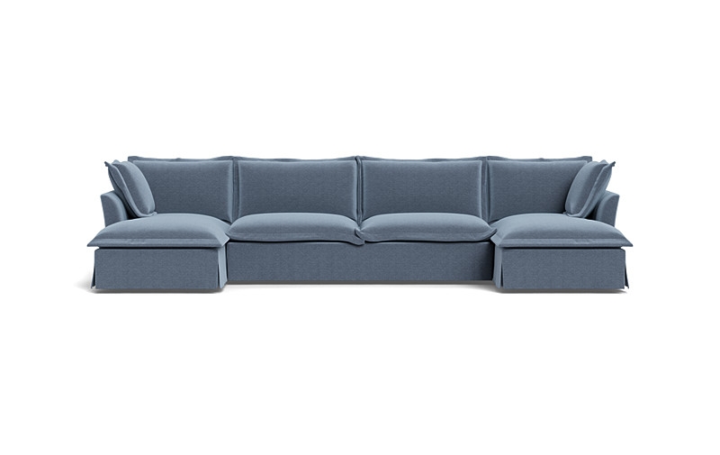 Skylar Slipcovered 3 Piece (4 Seat) U Chaise Sectional - Image 0