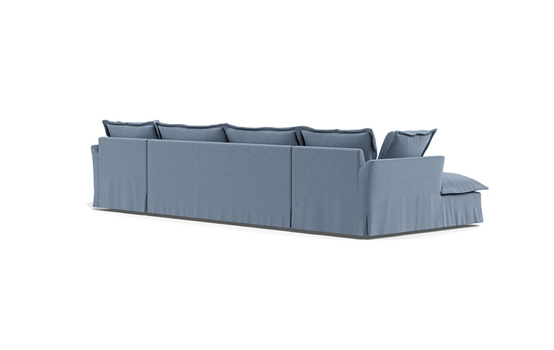 Skylar Slipcovered 3 Piece (4 Seat) U Chaise Sectional - Image 4