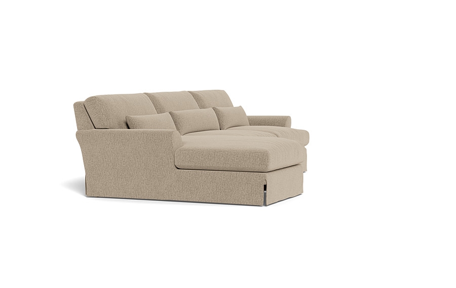 Maxwell Slipcovered Sectional Sofa with  Chaise by Apartment Therapy - Image 1