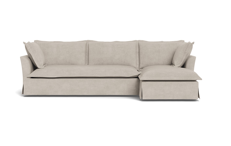 Skylar Slipcovered  Chaise Sectional - Image 0