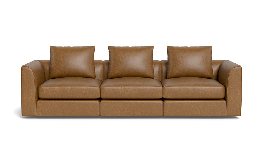 Beckham Leather Modular 3-Seat Sofa - Image 0