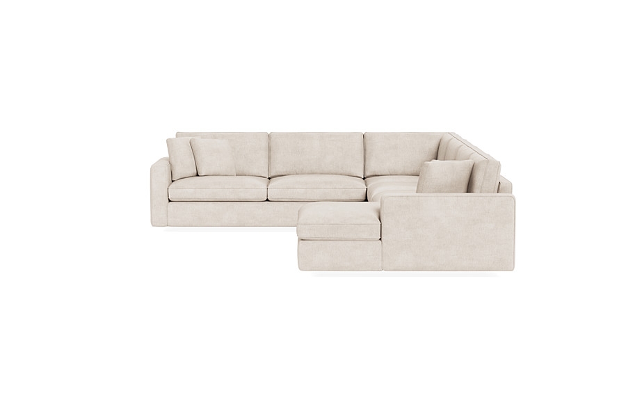 James 4-Piece 5-Seat Corner Chaise Sectional Right - Image 1