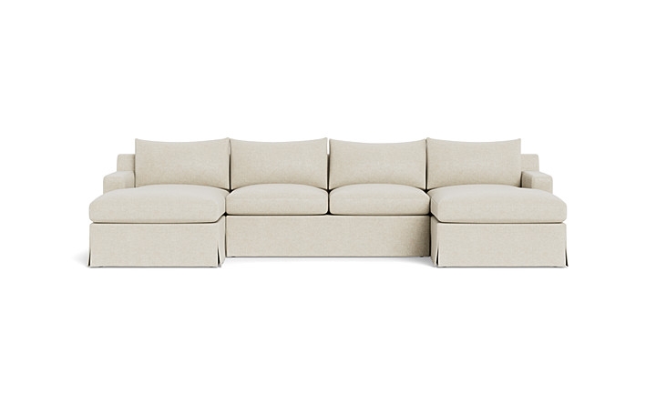 Sloan Slipcovered 3-Piece U-Sectional - Image 0
