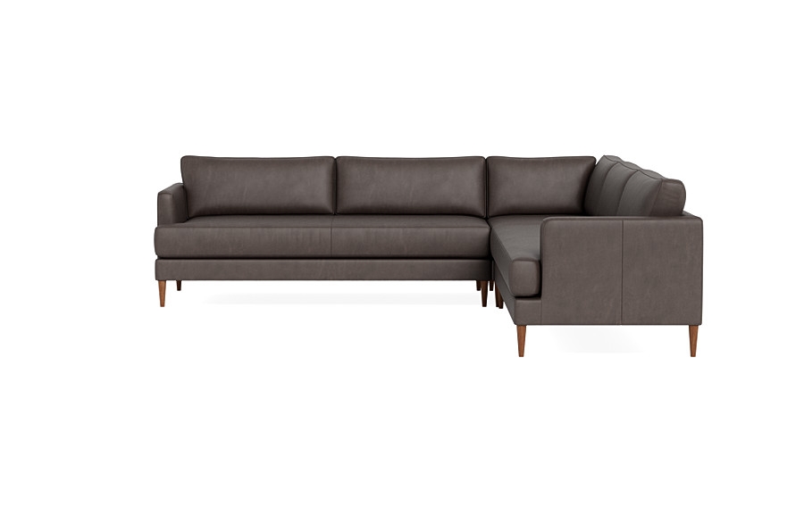 Winslow Leather 4-Seat Corner Sectional - Image 1