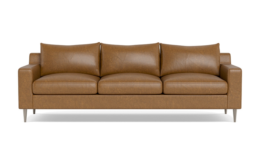 Sloan 3-Seat Leather Sofa - Image 0