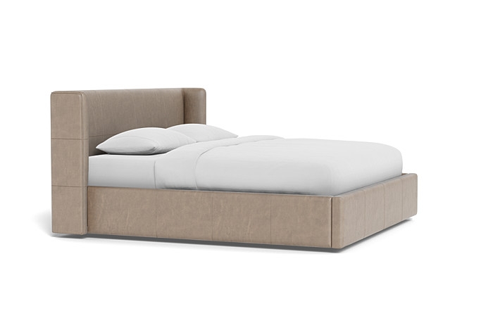 Graham Leather Upholstered Bed with Storage Option - Image 2
