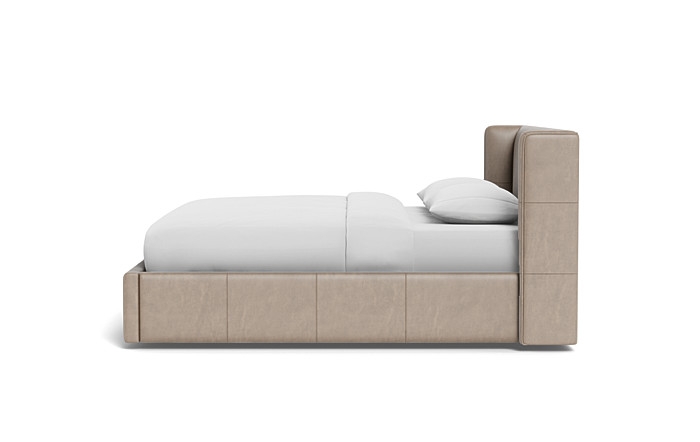 Graham Leather Upholstered Bed with Storage Option - Image 3