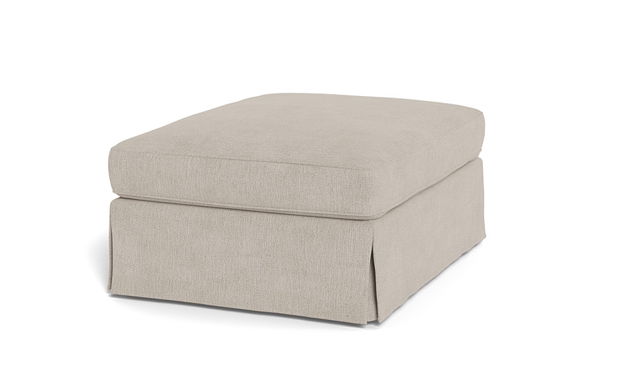 Caitlin Slipcovered Ottoman by The Everygirl® - Image 1