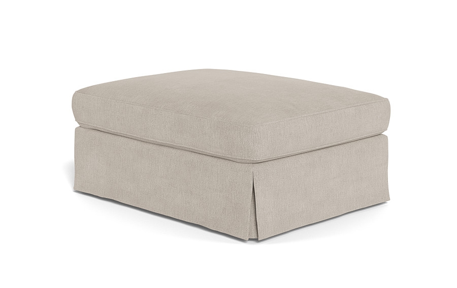 Caitlin Slipcovered Ottoman by The Everygirl® - Image 4
