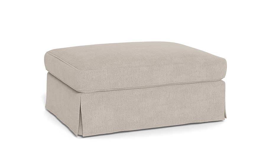 Caitlin Slipcovered Ottoman by The Everygirl® - Image 3