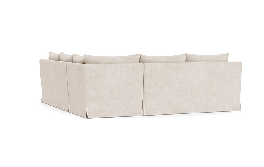 Sloan Slipcovered Corner 4-Seat Sectional Sofa - Image 4