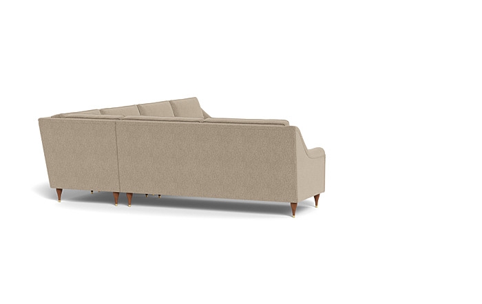 Alexander 4-Piece (5-Seat) Corner Sectional Sofa with  Chaise - Image 4