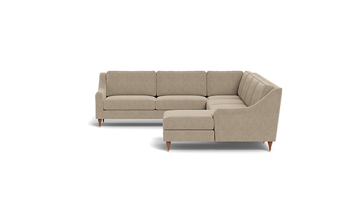 Alexander 4-Piece (5-Seat) Corner Sectional Sofa with  Chaise - Image 3