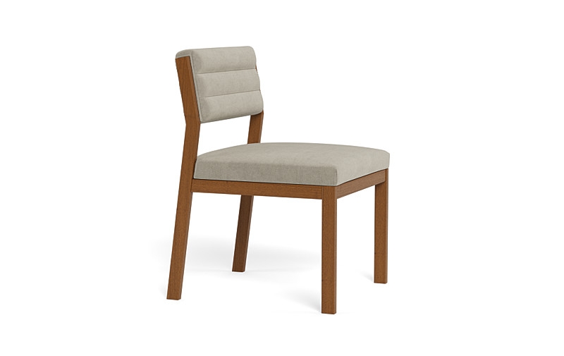 Nora Upholstered Armless Chair - Image 1
