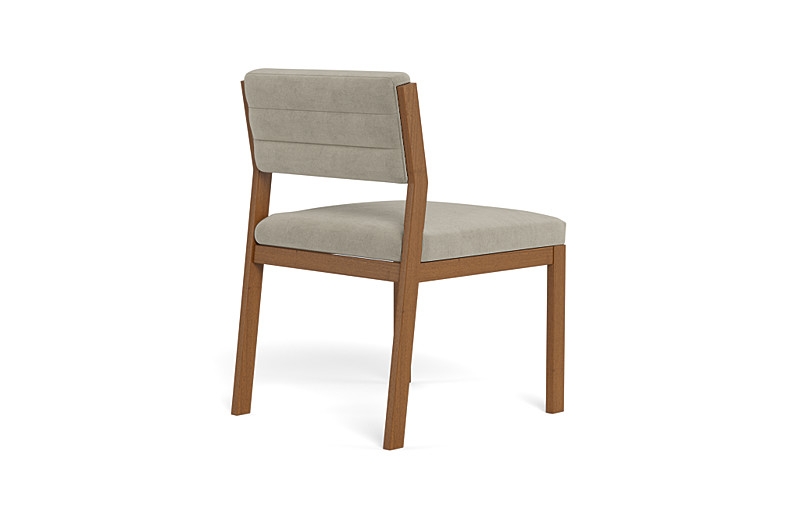 Nora Upholstered Armless Chair - Image 2