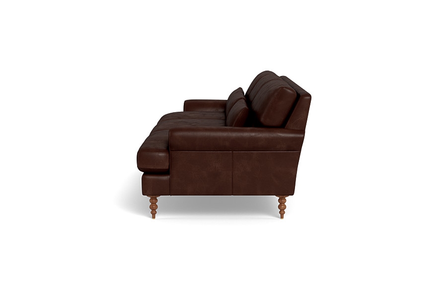 Maxwell Leather 3-Seat Sofa by Apartment Therapy - Image 1