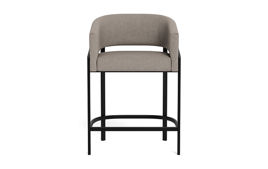 Mina Metal Framed Upholstered Stool - Image 0