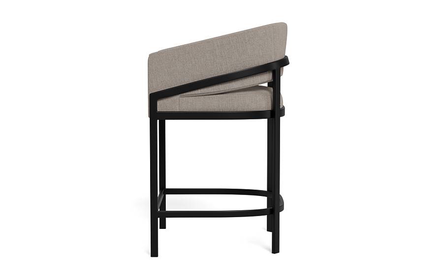 Mina Metal Framed Upholstered Stool - Image 3
