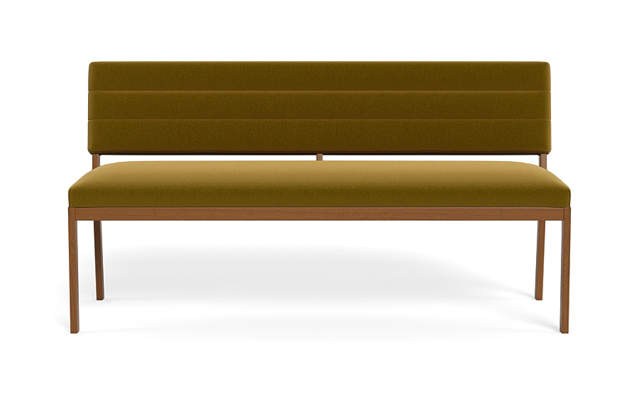 Nora Wood Framed Upholstered Bench - Image 0