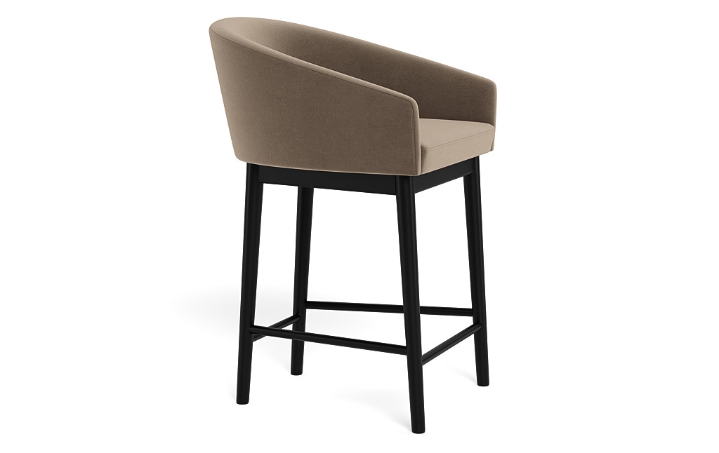 Destin Wood Framed Upholstered Stool - Image 3
